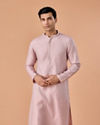 Dusty Pink Brocade Kurta Pajama